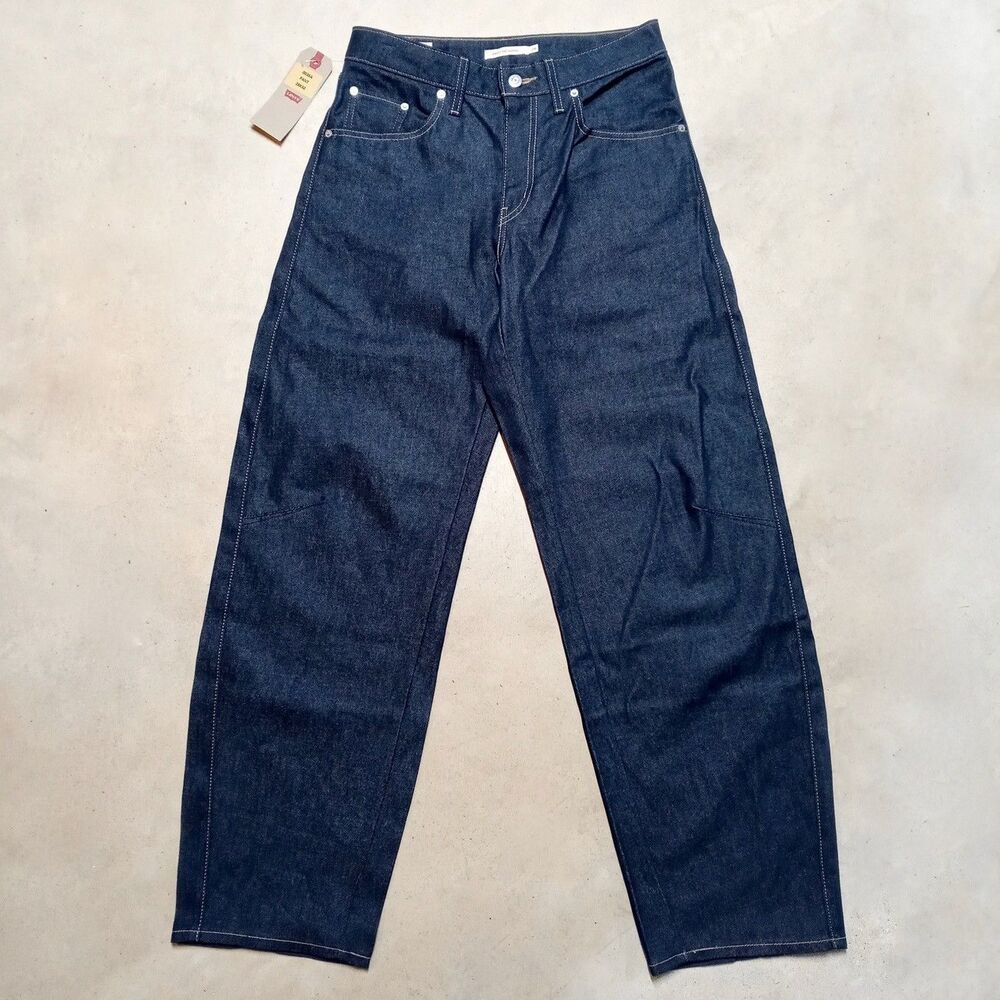 *READ* NWT Levi's Premium Big E Baggy Dad Barrel Jeans Size 28x32 (Fits 30x32)